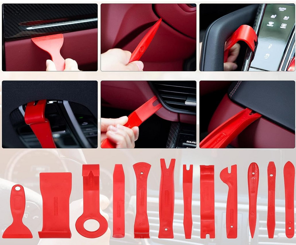 STOR verktygsats för borttagning av låsclips, kontaktstycken