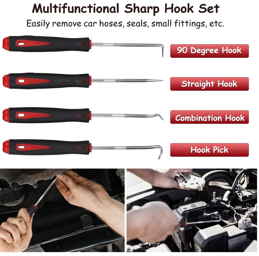 STOR verktygsats för borttagning av låsclips, kontaktstycken