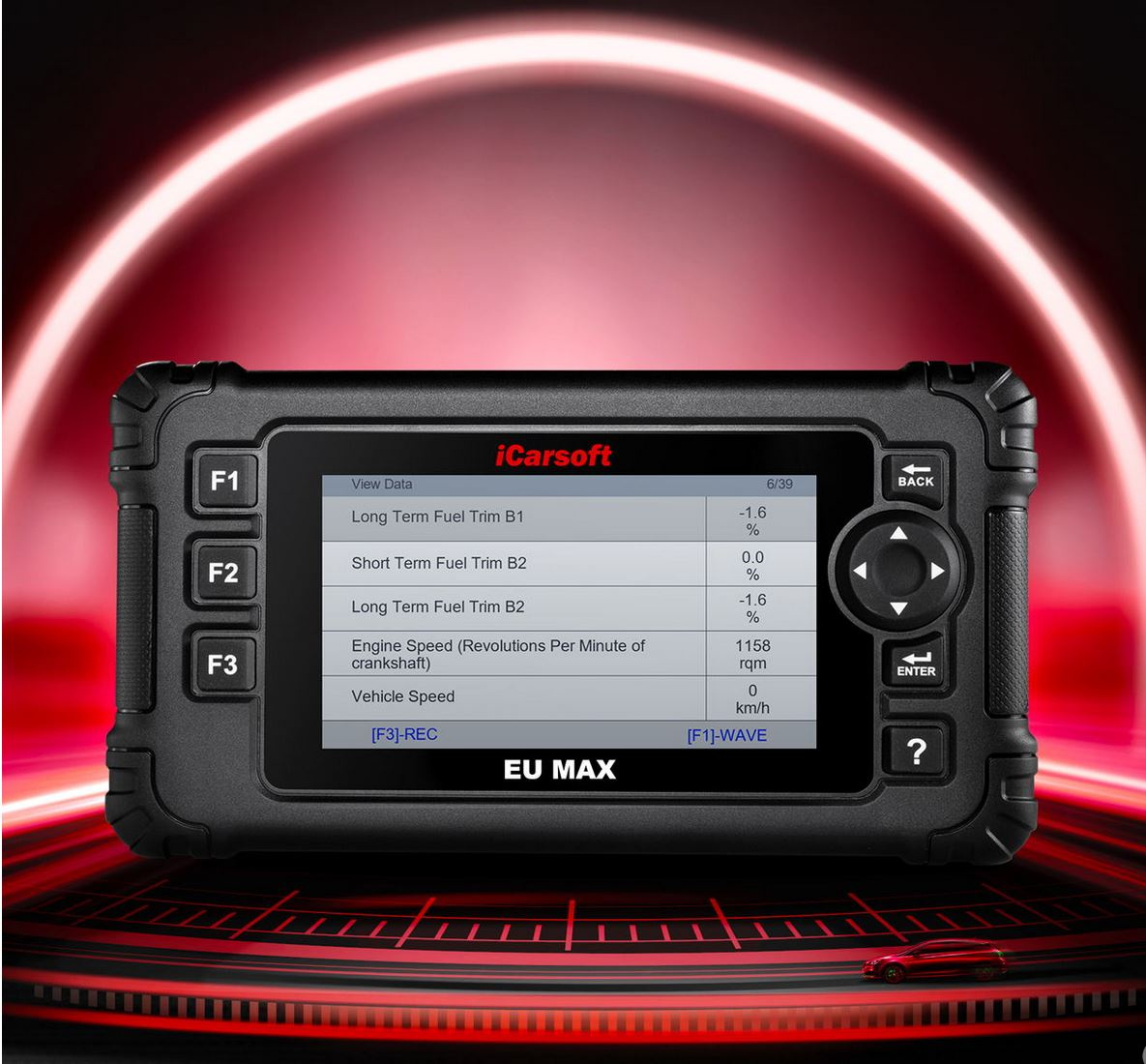 iCarsoft EU MAX felkodsläsare för europeiska bilmärken