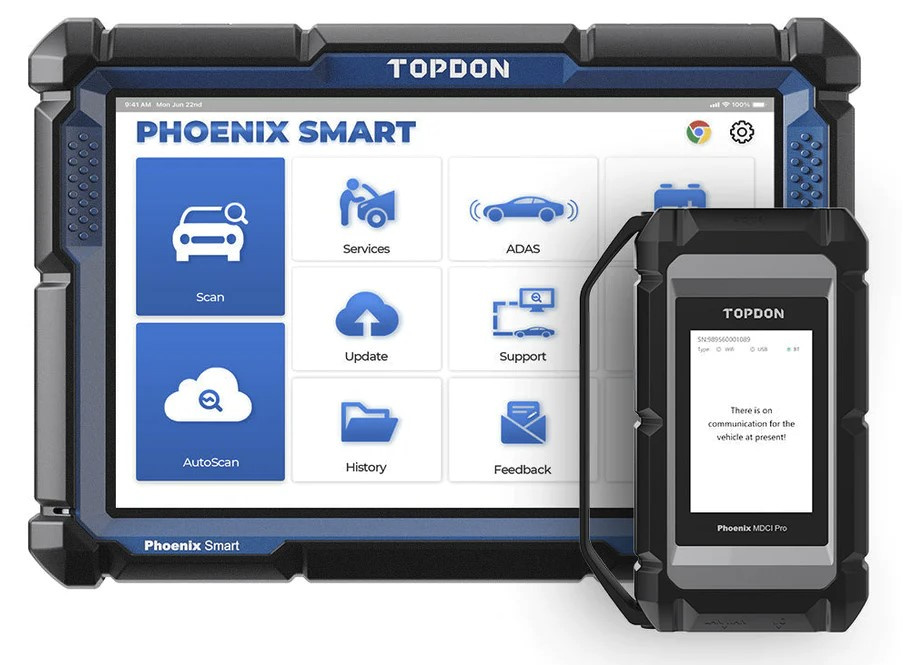 Topdon Phoenix SMART OBD2 diagnosverktyg inkl 2års licens