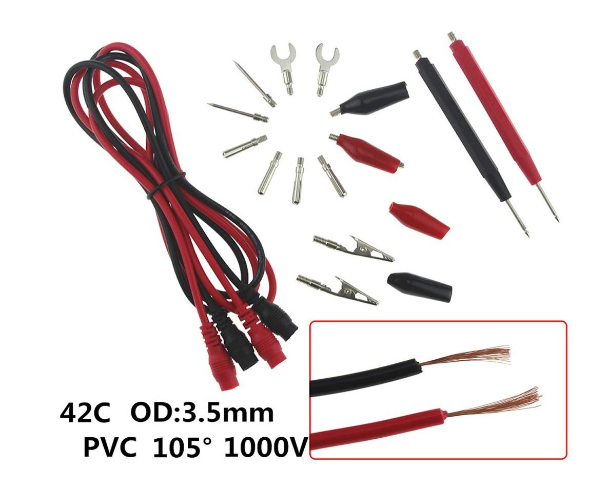 Multimeter TRMS AN8008 DMM inkl mätspetsar