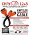 Autel Chrysler 12+8 adapter SGM bypass kabel