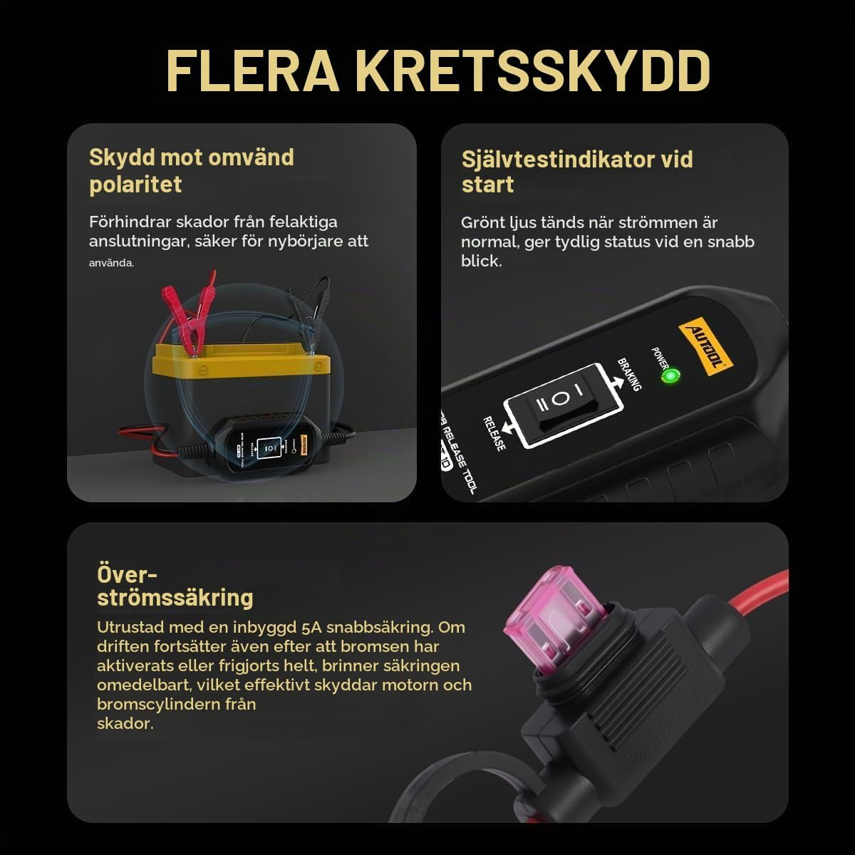 AUTOOL BT10 EPB Release Tool verktyg för att lossa elektrisk parkeringsbroms