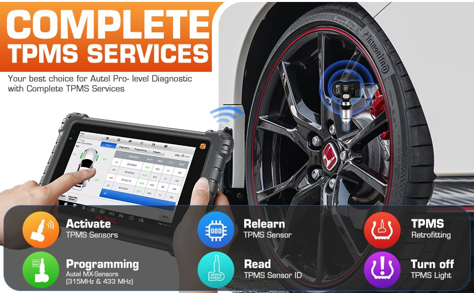 Autel Maxisys MS906 Pro2-TS | TPMS-programmering & diagnosverktyg Allt-i-ett | DOIP CANFD | 2026