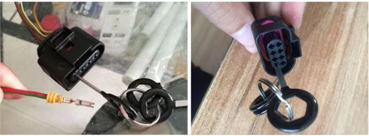 Verktygset för demontering av kontaktstycken