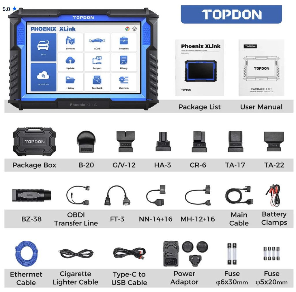 Phoenix XLink diagnosverktyg | Med online programmering | Online coding | DOIP | Topologikarta