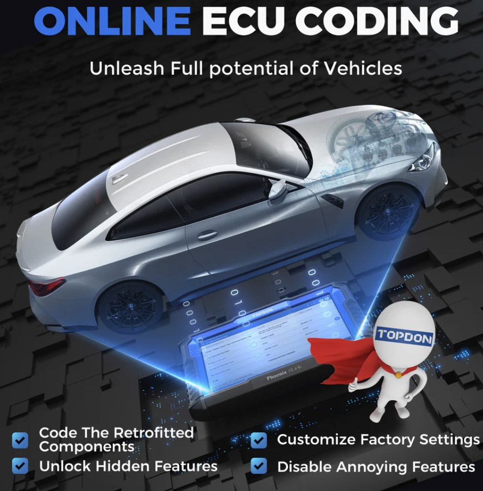 Phoenix XLink diagnosverktyg | Med online programmering | Online coding | DOIP | Topologikarta