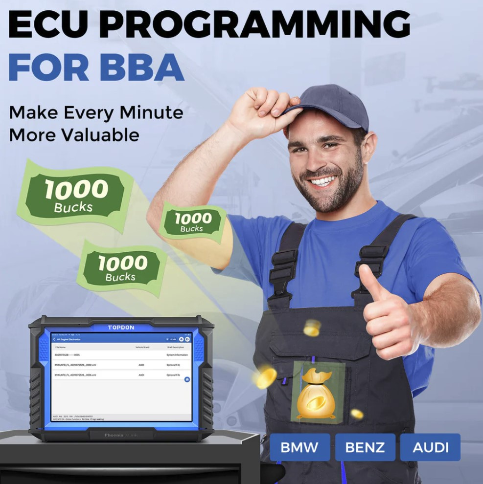 Phoenix XLink diagnosverktyg | Med online programmering | Online coding | DOIP | Topologikarta