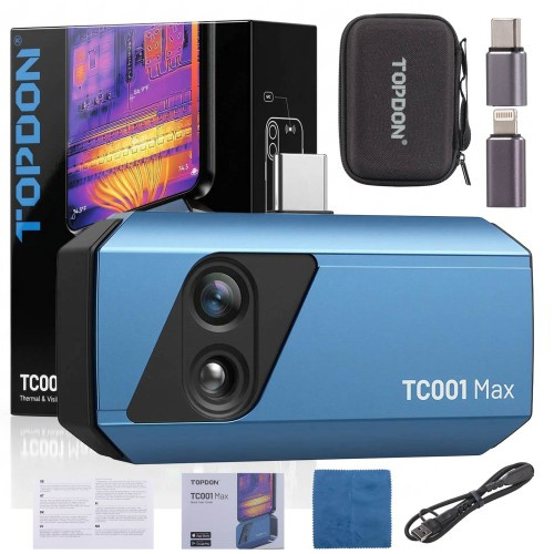 TOPDON TC001 Max Dual-Lens Värmekamera iOS Android & Windows Support TopFix AI