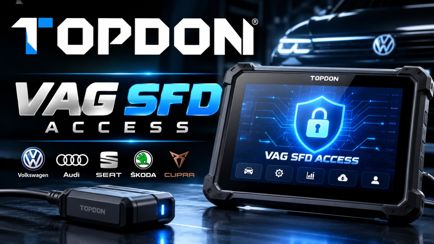 Topdon VAG SFD licens 1års obegränsad access Topscan/Ultradiag/Artidiag AD/Phoenix/ONE-serie