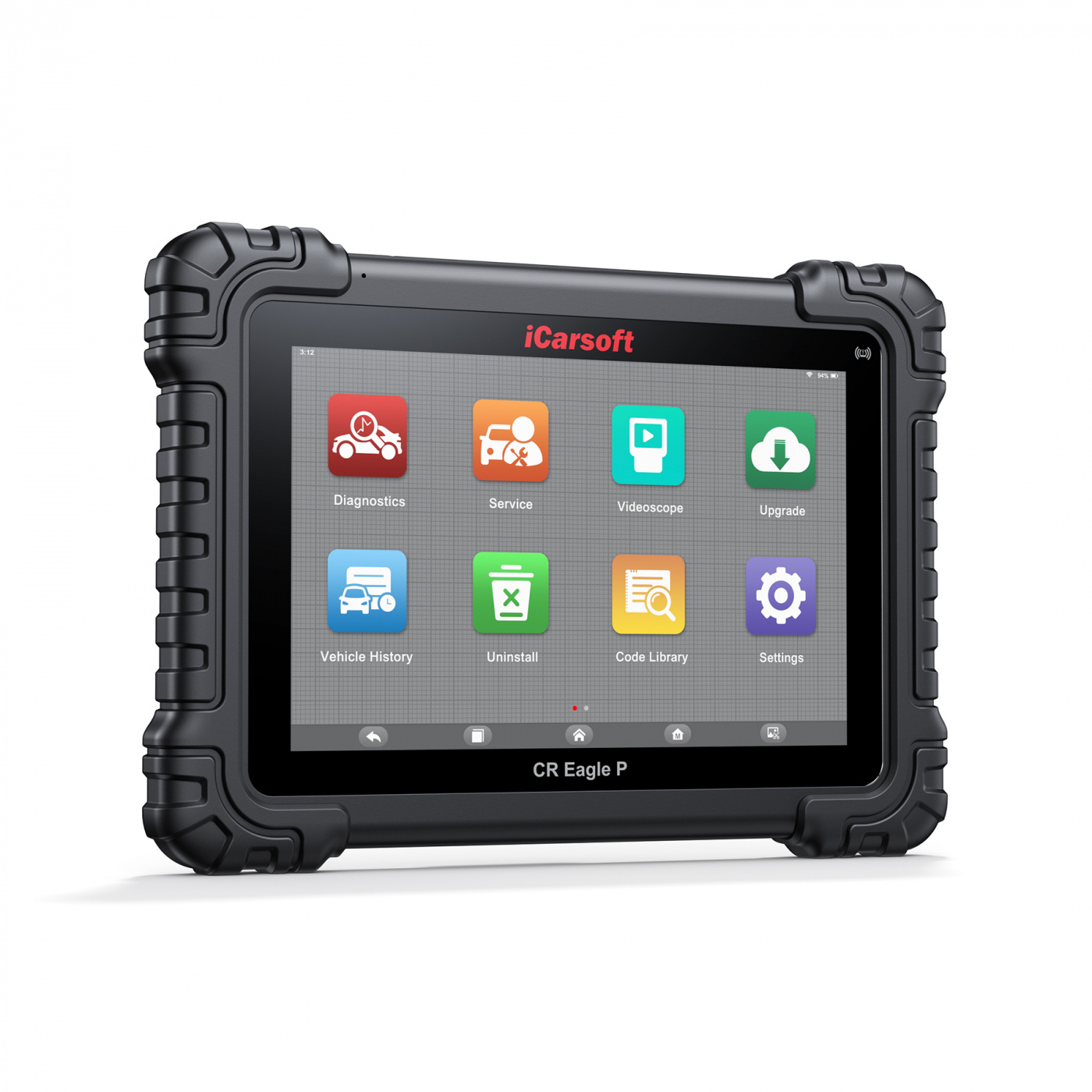iCarsoft CR EAGLE P 2026 felkodsläsare diagnosverktyg Bluetooth/WIFI VCI | DOIP | TPMS | inkl kabelkit & kamera