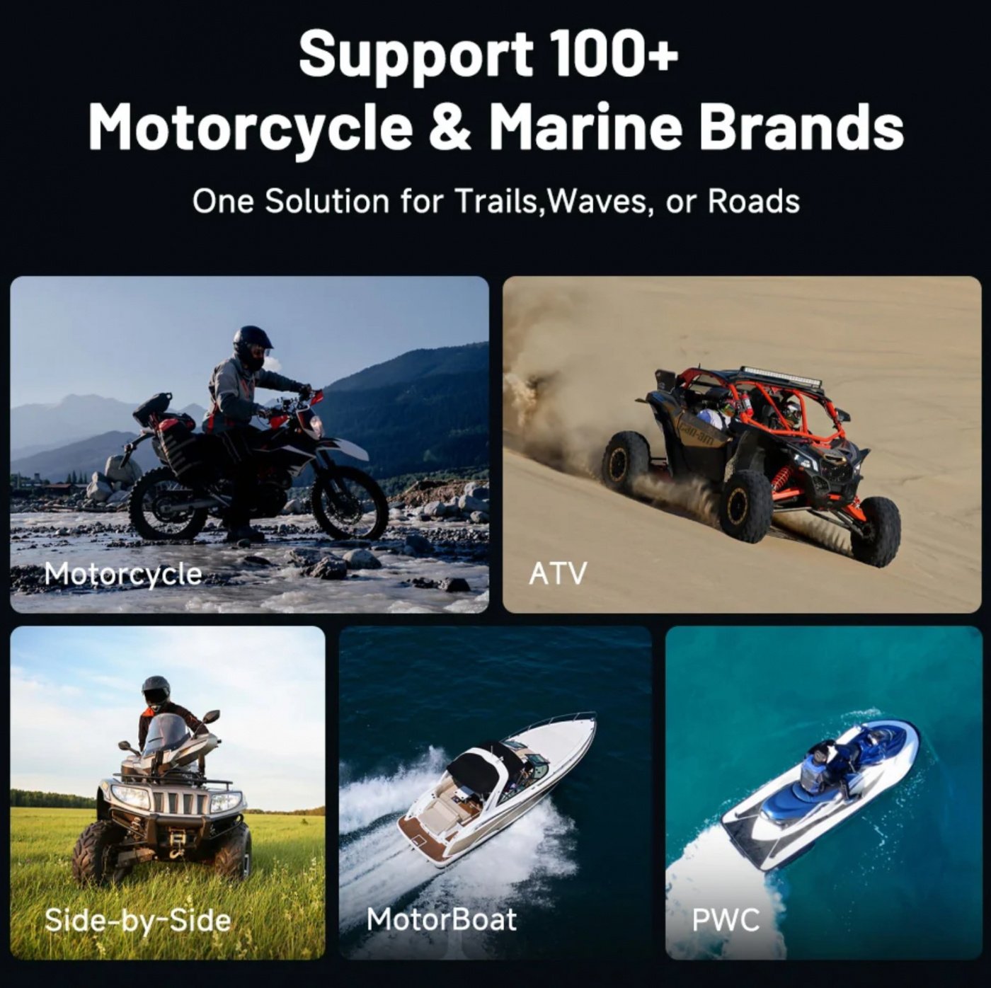 TOPDON ONE Moto avancerade diagnosverktyg MC ATV marina fordon