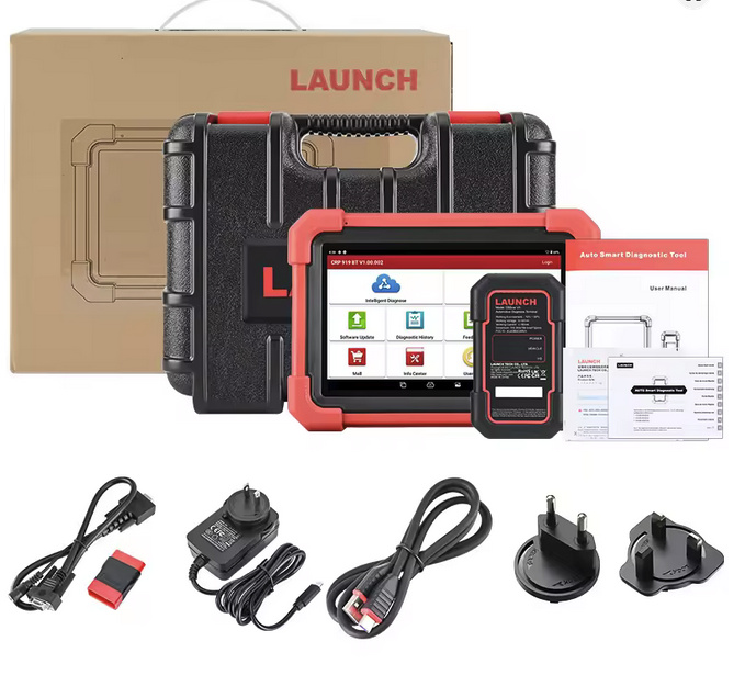 Launch CRP919X BT felkodsläsare diagnosverktyg | Aktiv test | Trådlös | Doip |  OBD2 scanner | 2års licens