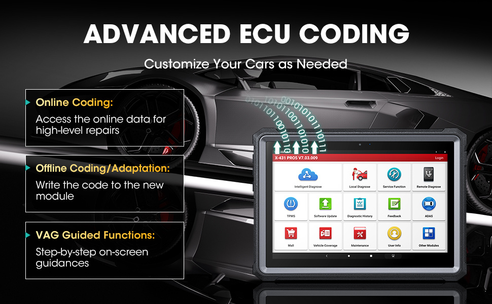 LAUNCH X431 PRO5 2025 J2435 DOIP Topologikarta kraftfullt diagnosverktyg | 2års licens
