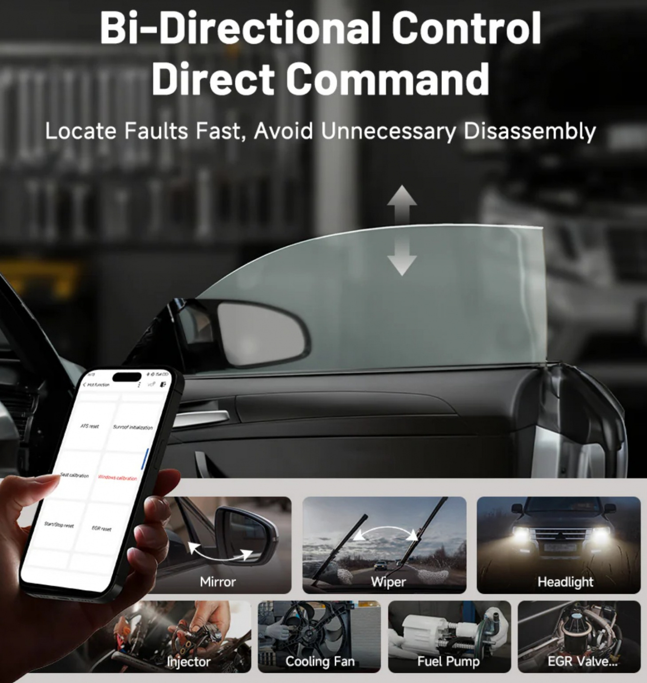 Topdon Topscan Master | OBD2 felkodsläsare diagnosverktyg för telefon (IOS & Android) DOIP stöd