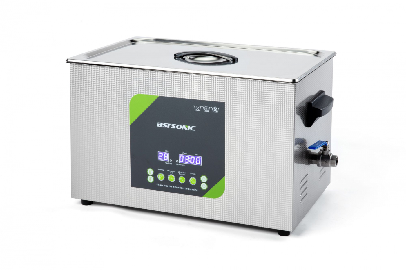 BST Sonic 22L ultraljudstvätt ultraljudsbad | Proffstvätt | 2 års garanti | Degas | Semiwave 