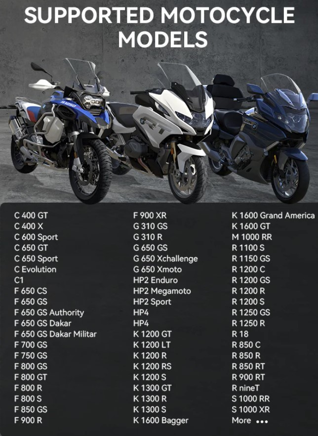 iCarsoft MTV6 för BMW motorcyklar | felkodläsare för BMW MC 