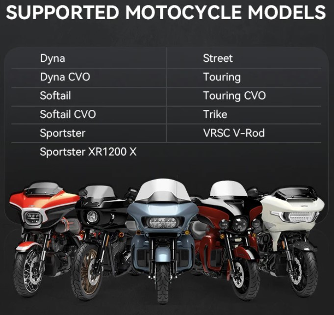 iCarsoft MTV6 för Harley-davidson motorcyklar | felkodläsare för MC 