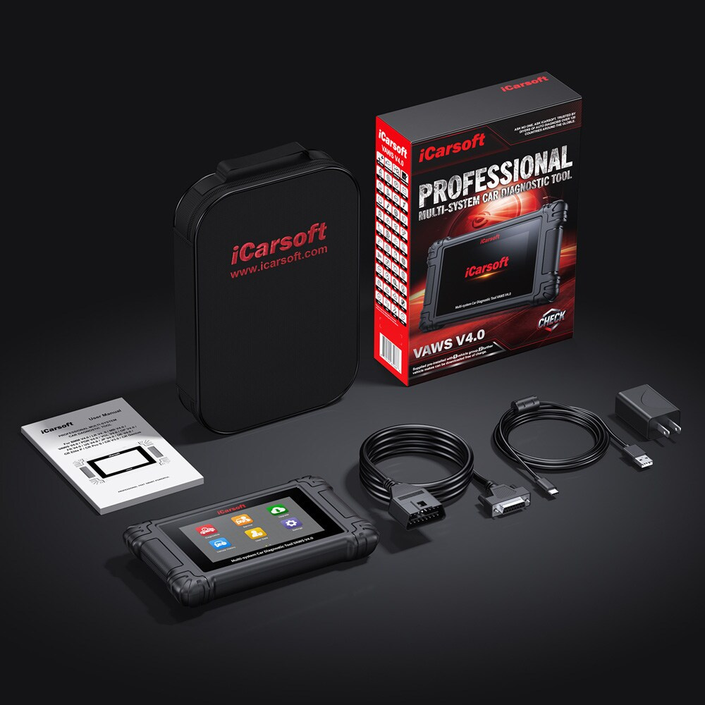 iCarsoft VAWS V4.0 VW Audi Seat Skoda + 2 valfri bilmärken | diagnosverktyg felkodsläsare WIFI | 5