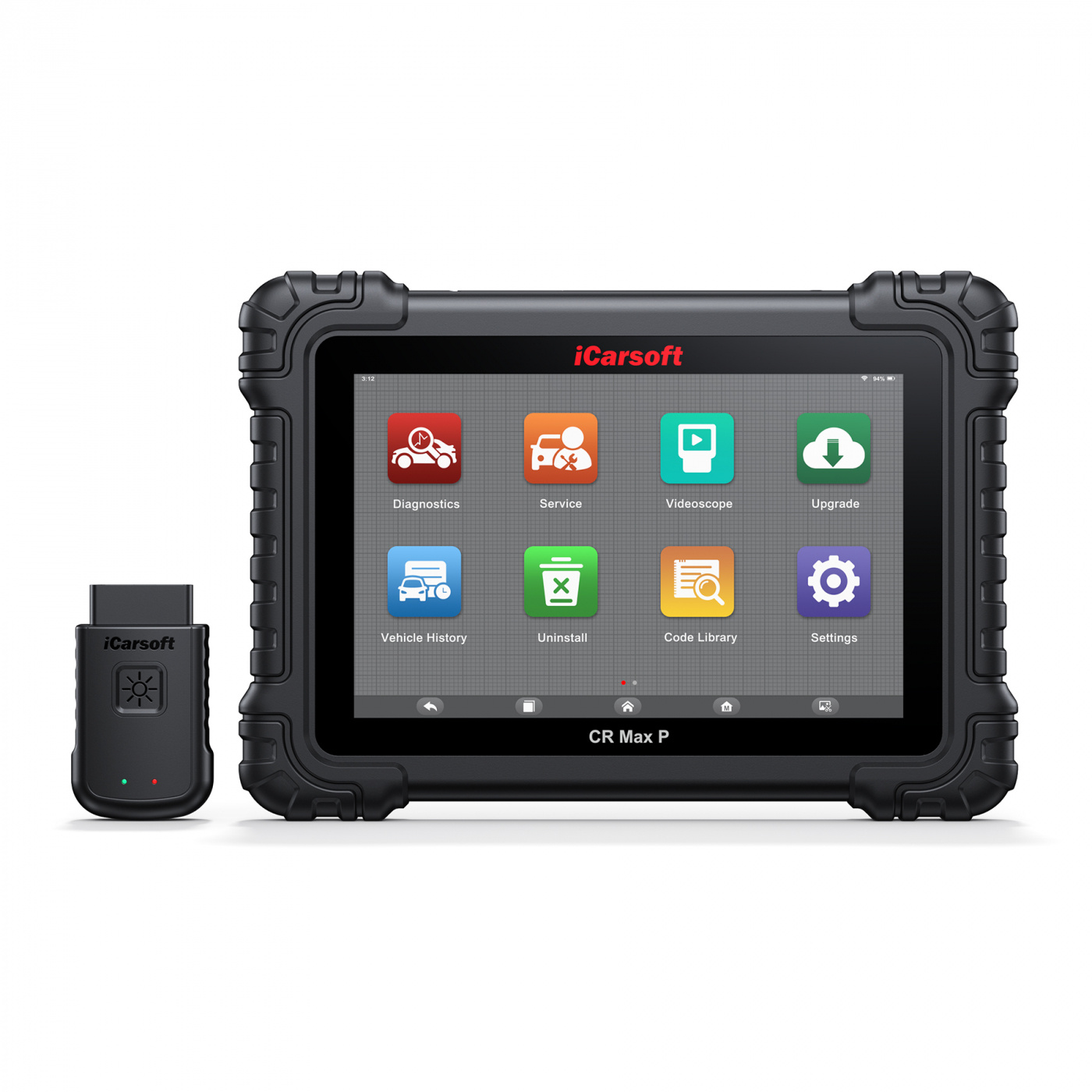 iCarsoft CR Max P 2026 diagnosverktygs felkodsläsare OBD2 | Aktiv test | 10