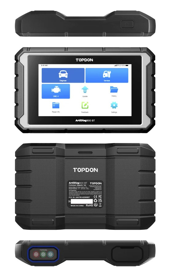 Topdon AD900BT ArtiDiag900 BT Diagnosverktyg felkodsläsare OBD2 scan tool