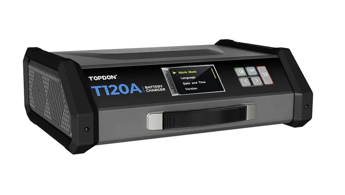 Topdon T120A batteriladdare & strömförsörjning ECU programmering 120A