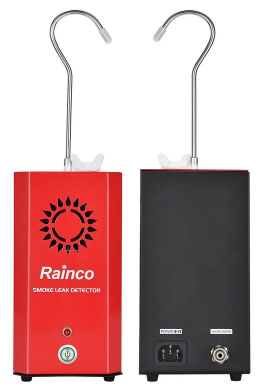 Rainco rökmaskin läckagesökare felsök läckage i slangar insug