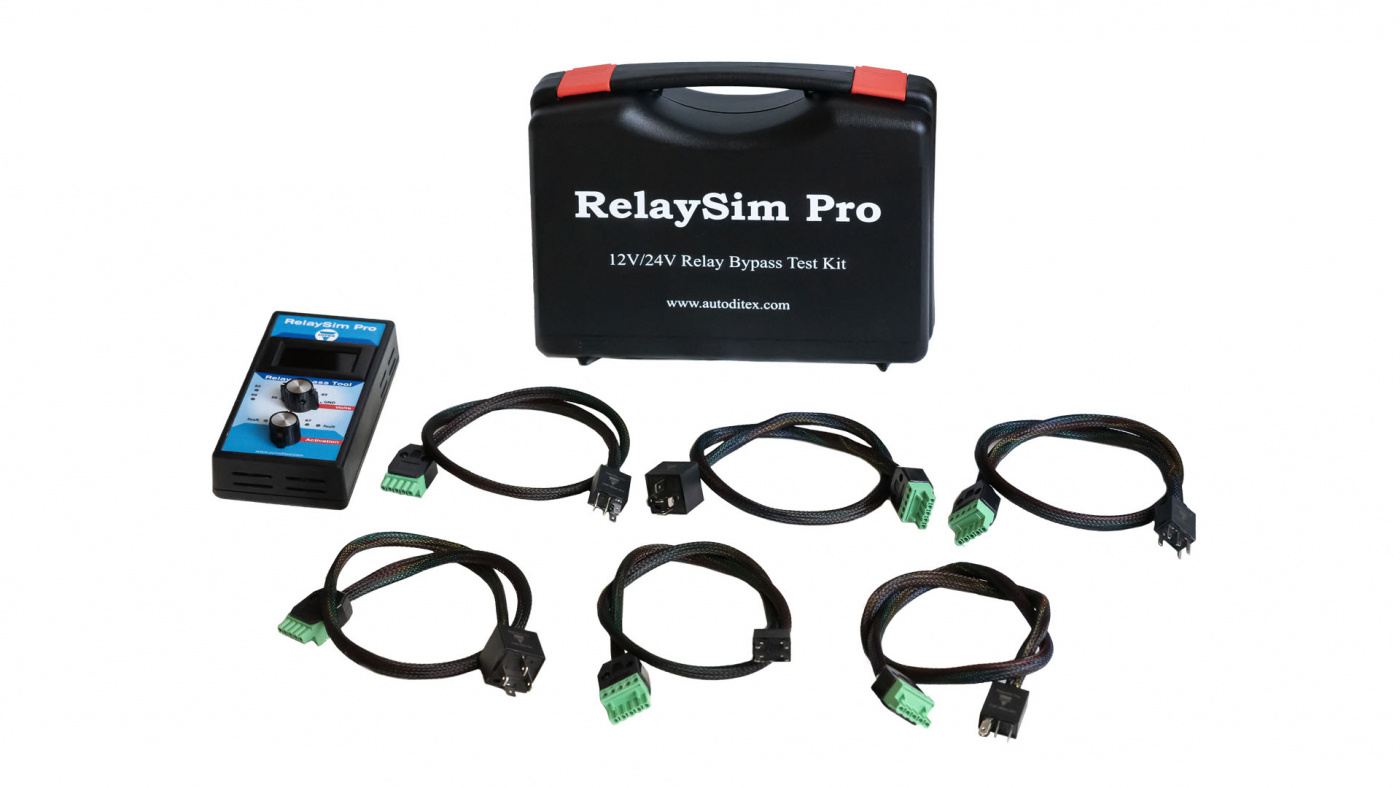 RelaySimPro relätestare felsök reläer med strömmätning | Testa relä