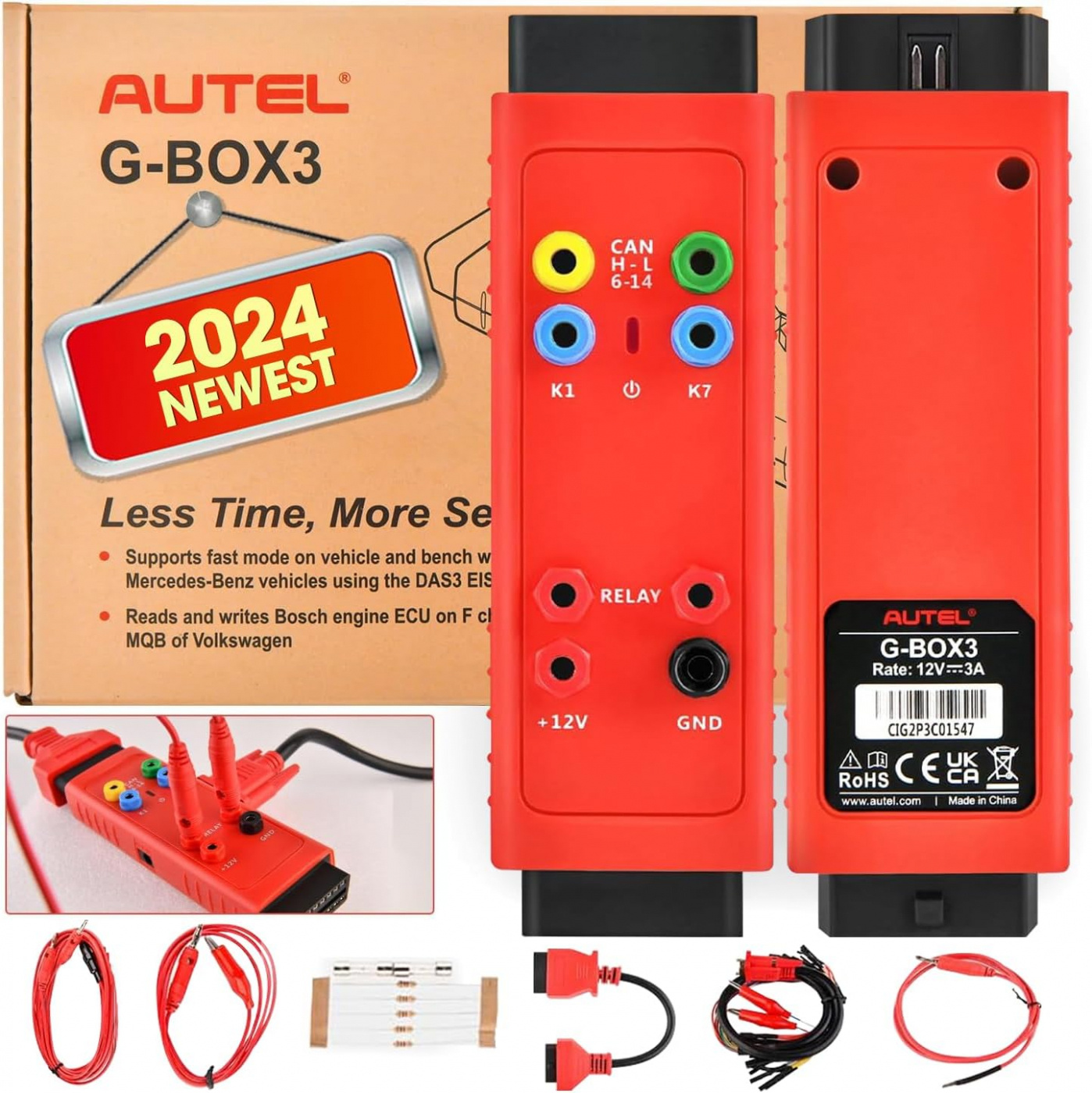Autel G-BOX3 | Tillbehör till IM608/Otofix IM2 | Ny version | All keys lost Mercedes